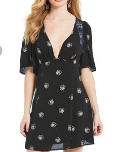 Free People Women's Mockingbird Mini Dress - Black